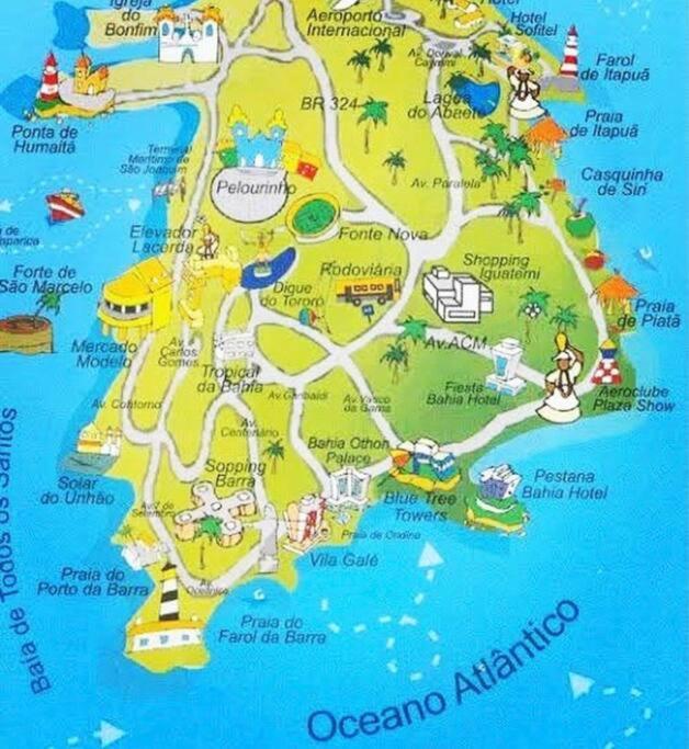 Stayhere! Fique Aqui! Apartamento 2/4 Mobiliado No Costa Azul :-) 萨尔瓦多 外观 照片